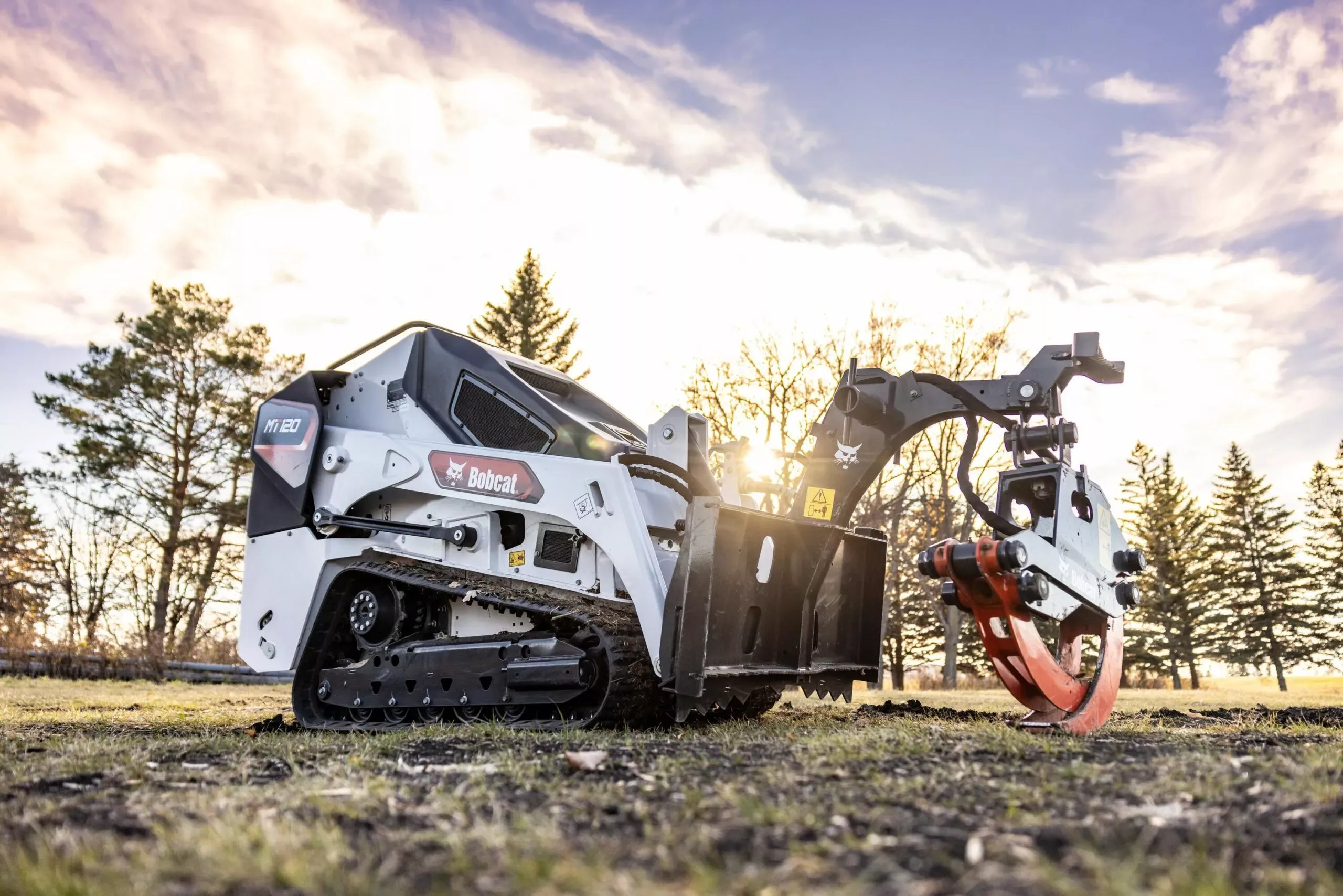 Raupenlader MT120 im Arbeitseinsatz